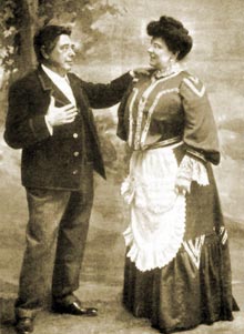 Jose Mesejo and Joaquina Pino were the protagonists of the ill-fated premiere of "El centro de la tierra"